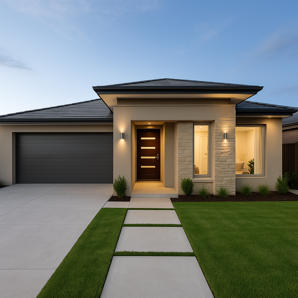 بناء حديث لدور أرضي بمساحة - مشروع بناء جديد في المنطقة الغربية لد…