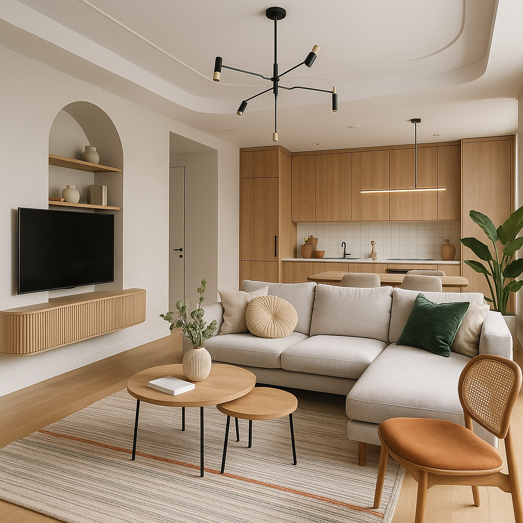 مشروع ديكور إبداعي للشقق السكنية - مشروع ديكور في المنطقة الغربية…