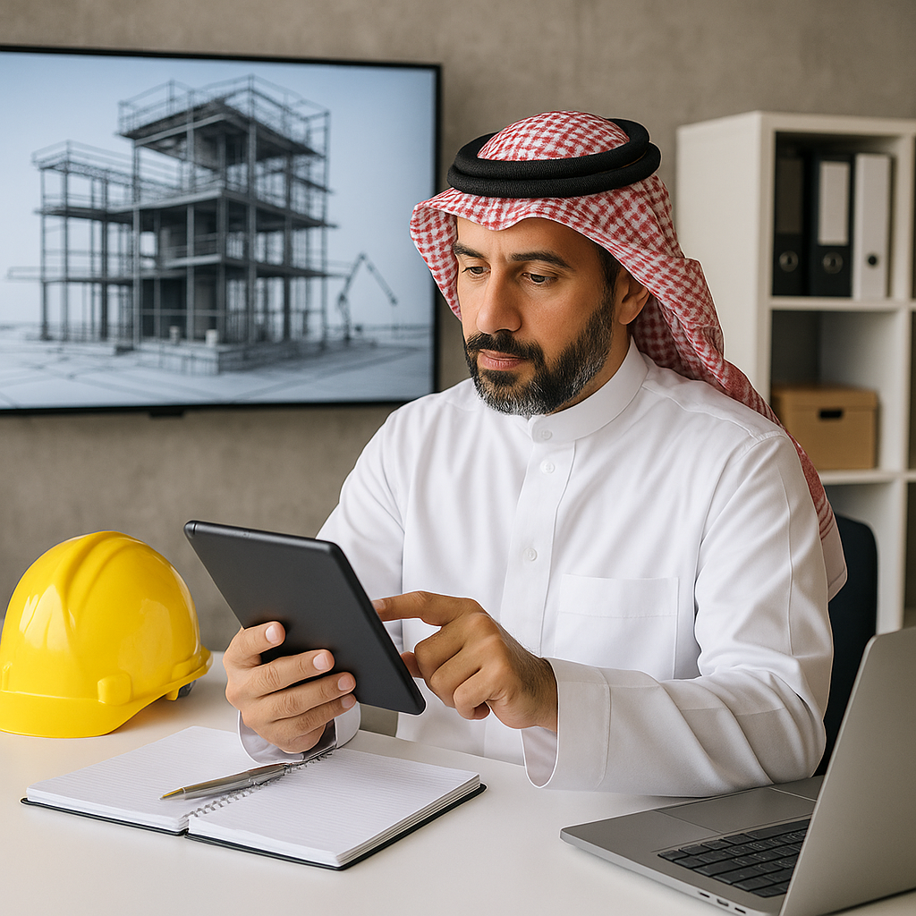 التحول الرقمي في شركات المقاولات