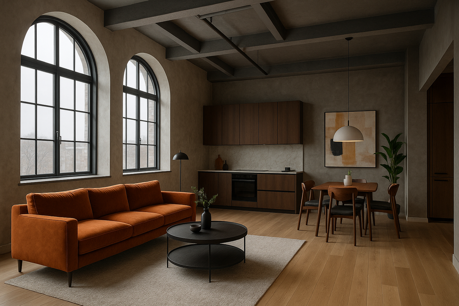 تشطيب وديكور فني لشقة علوية - مشروع تشطيب في المنطقة الوسطى لدى بو…