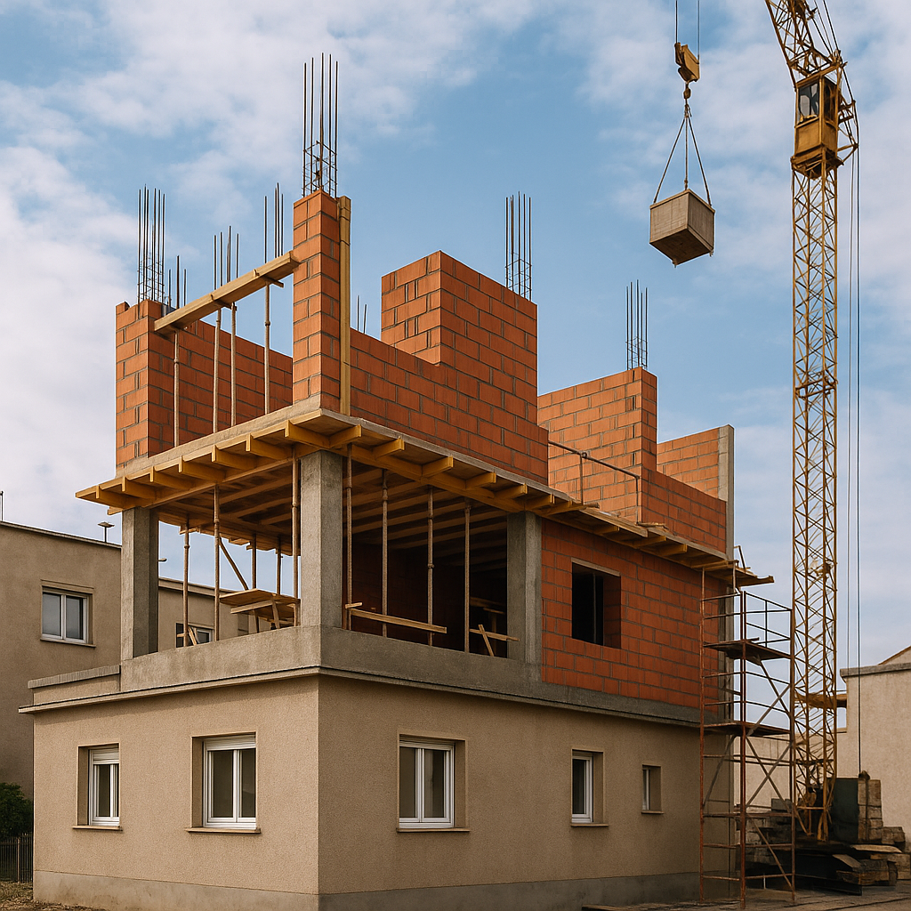 مشروع بناء دور إضافي وملحق - مشروع بناء جديد في المنطقة الوسطى لدى…