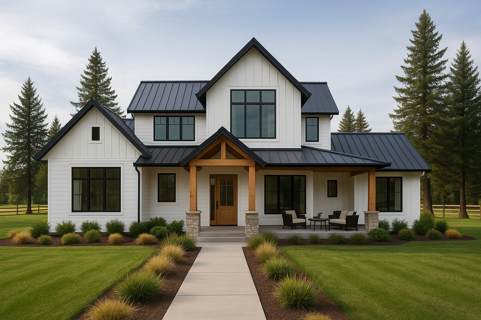 ديكور حديث لفيلا مزرعة مع - مشروع ديكور في المنطقة الوسطى لدى بواب…