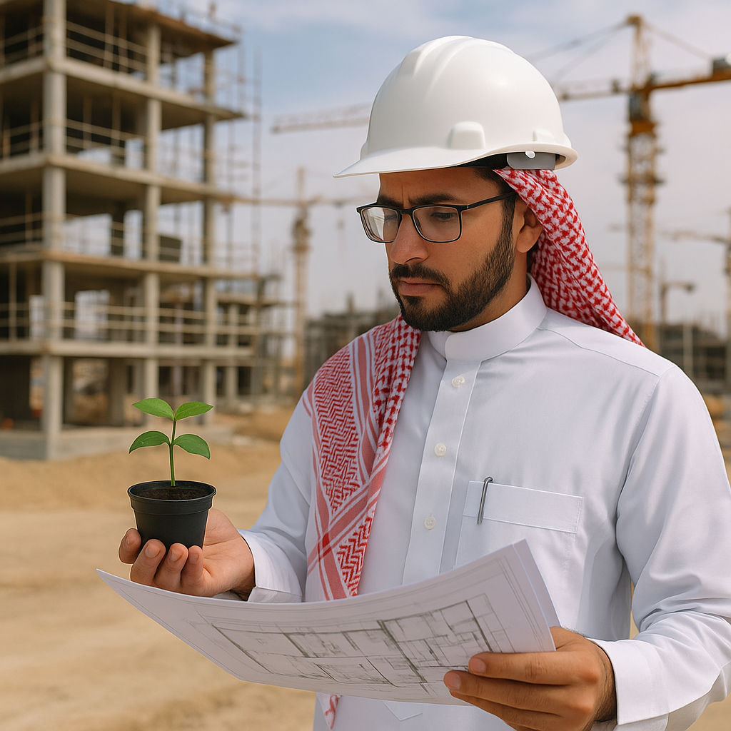 مبادرات الاستدامة في مشاريع البناء