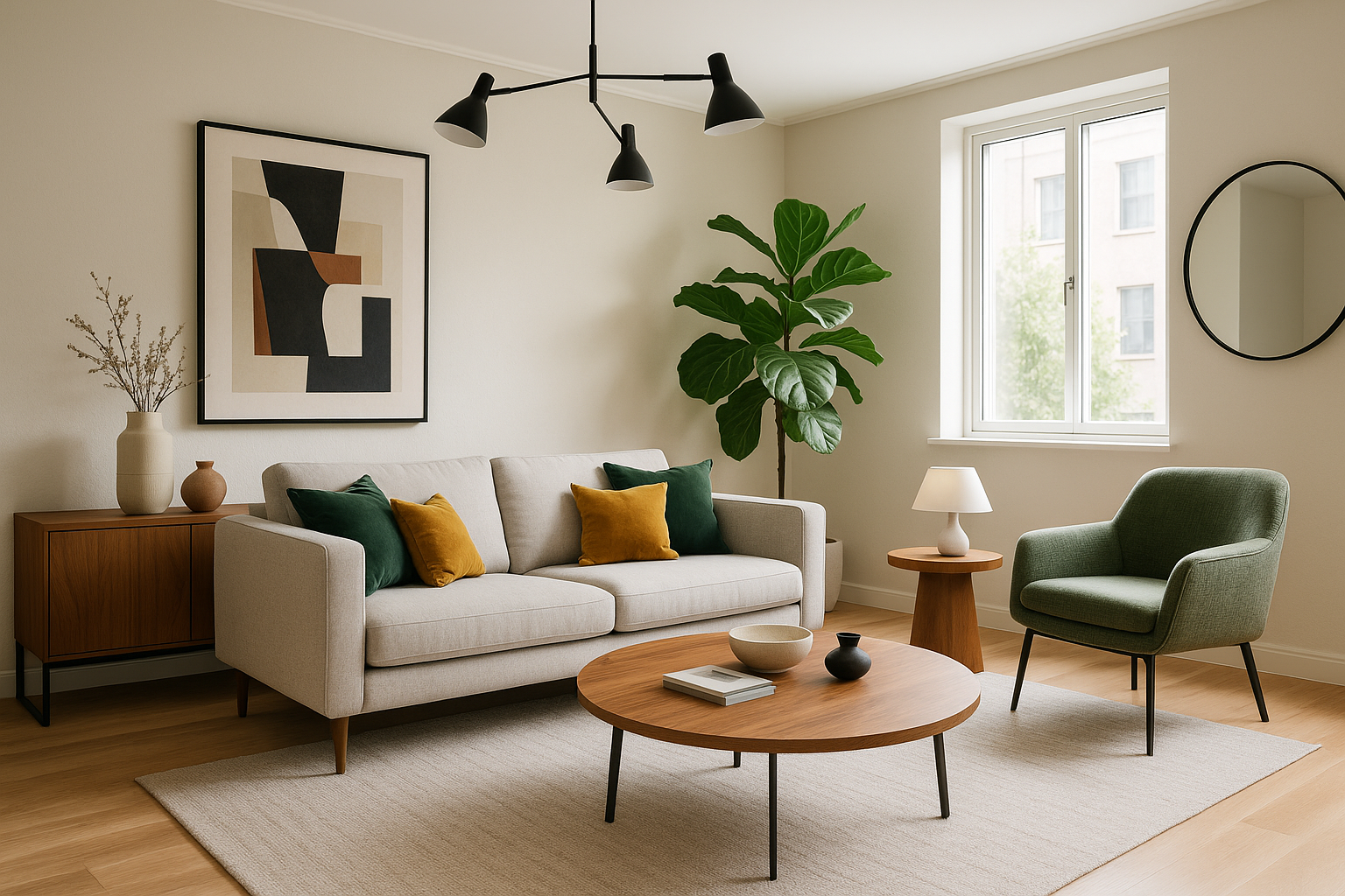 تحديث ديكور شقة: تصاميم عصرية - مشروع ديكور في المنطقة الغربية لدى…