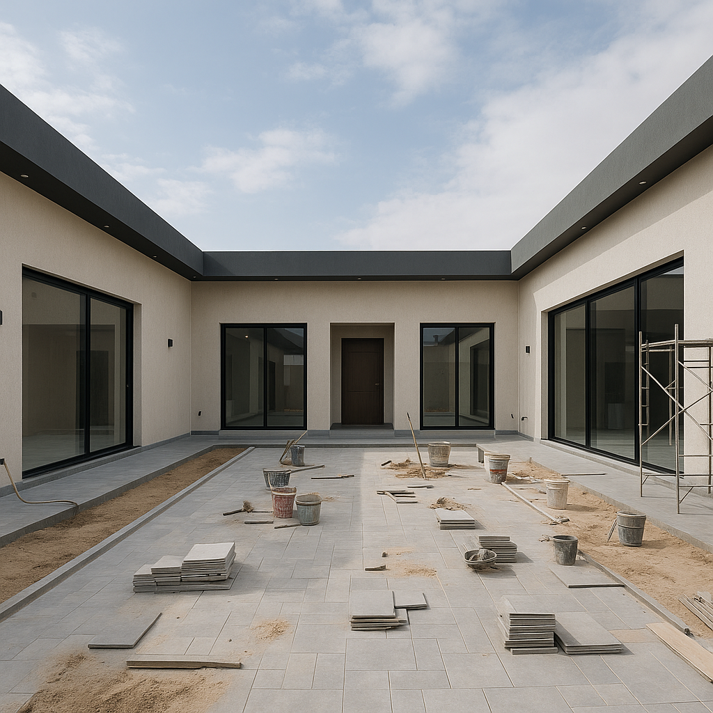 مشروع تشطيب استراحة حديثة الملايس - مشروع تشطيب في المنطقة الوسطى…