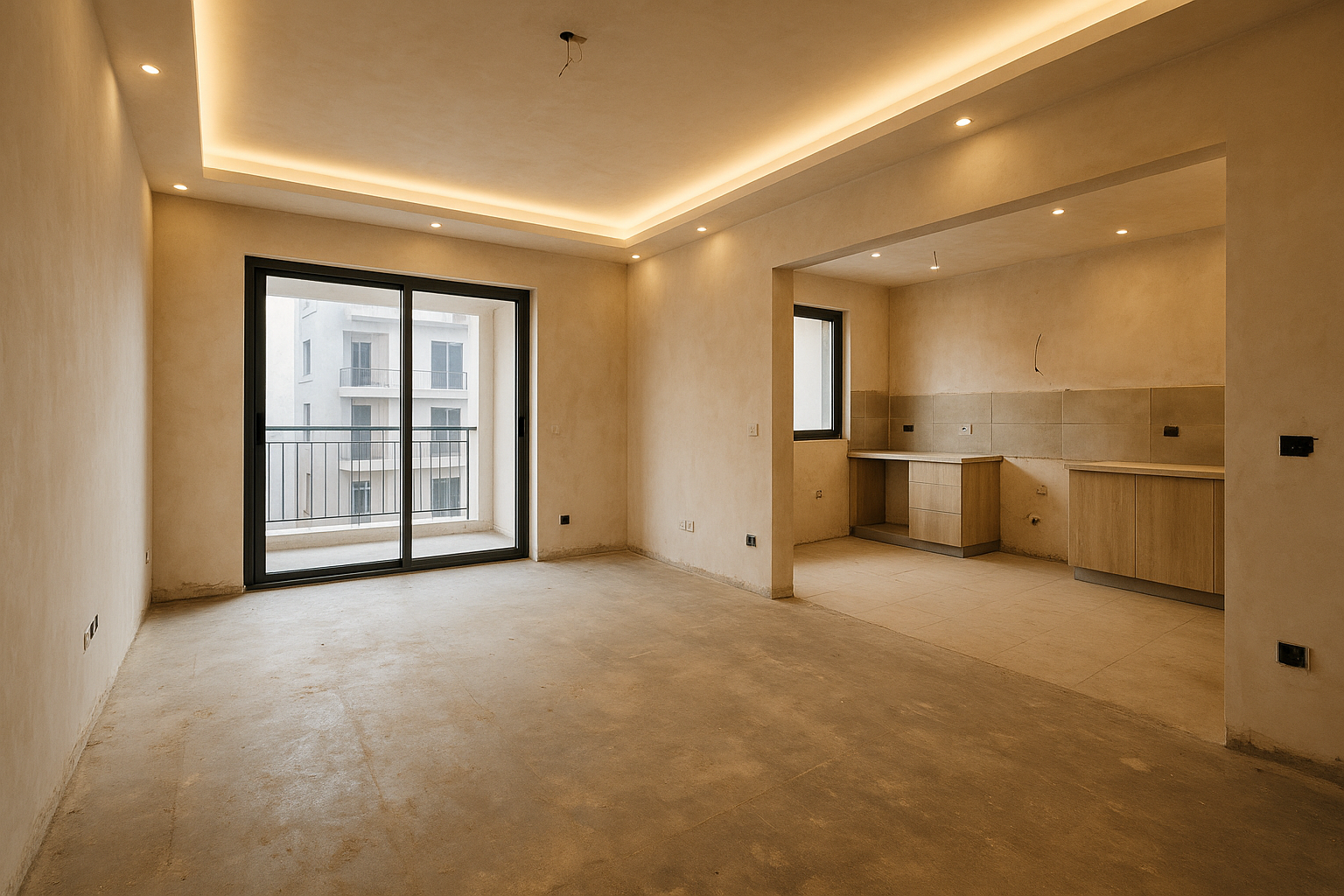 مشروع تشطيب جديد لشقة سكنية - مشروع تشطيب في المنطقة الوسطى لدى بو…