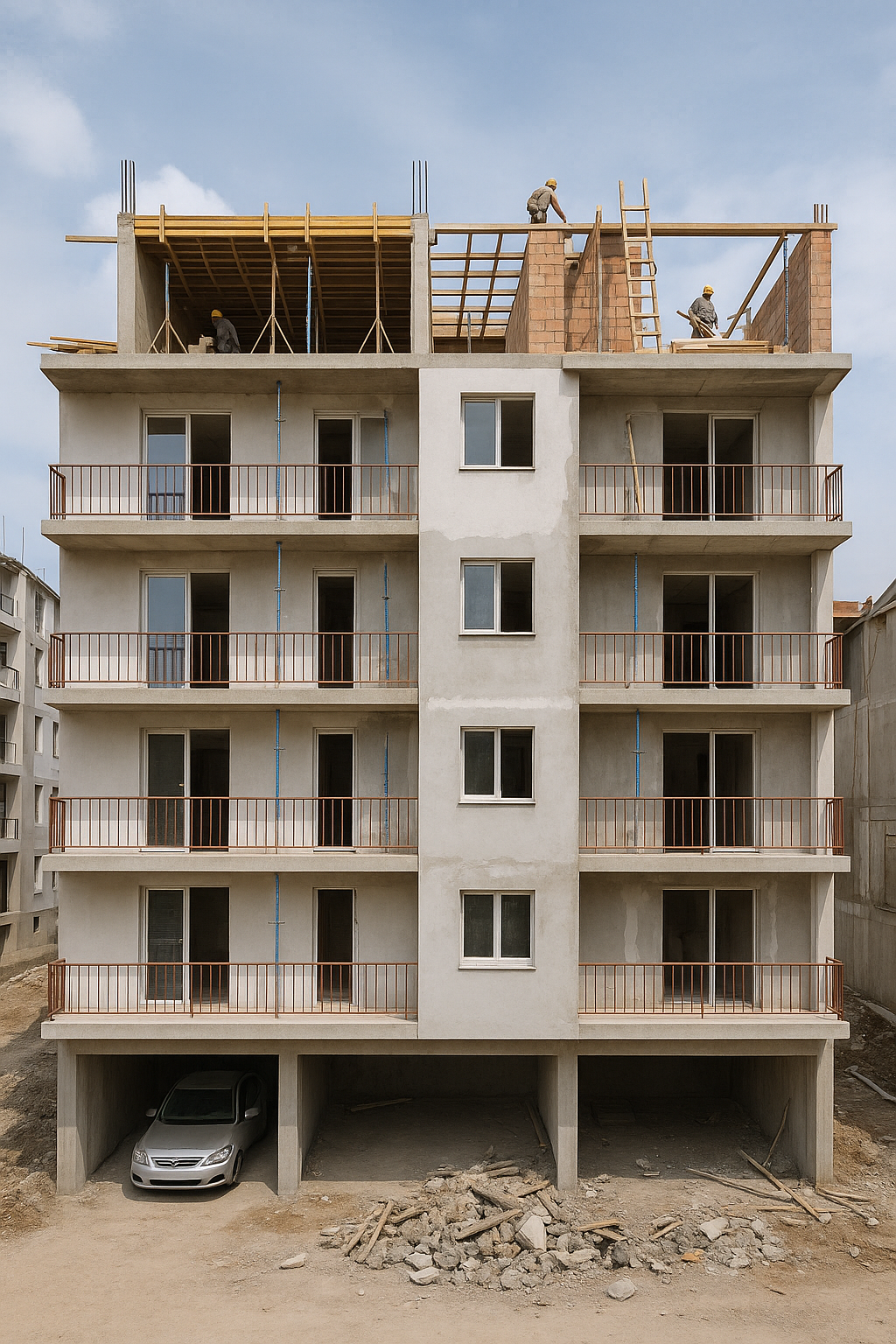 مشروع تشطيب لشقق وملحق بأسطح - مشروع تشطيب في المنطقة الغربية لدى…