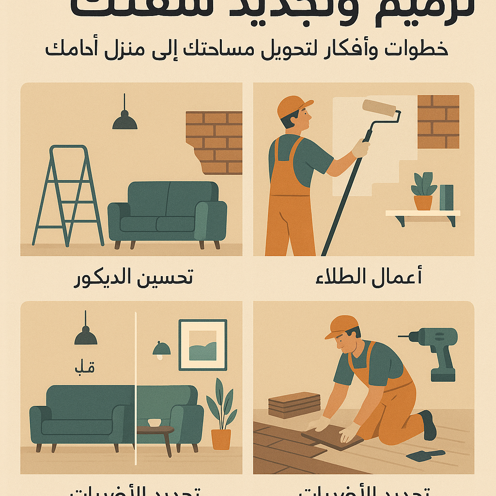 ترميم وتجديد شقتي: خطوات وأفكار - مشروع ترميم وصيانة في المنطقة ال…