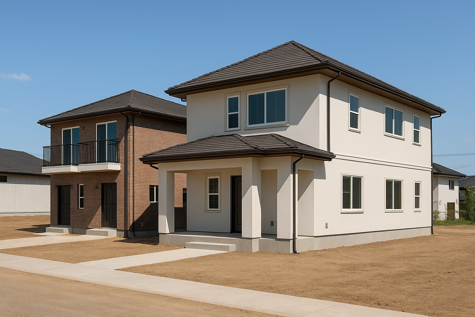 بناء سكني جديد: دور أرضي - مشروع بناء جديد في المنطقة الوسطى لدى بو…