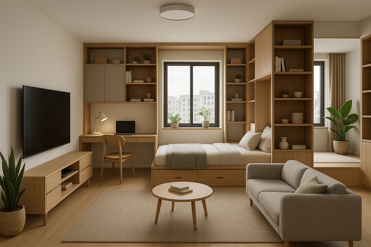 ابتكار ديكور عصري ومتعدد الوظائف - مشروع ديكور في المنطقة الغربية…