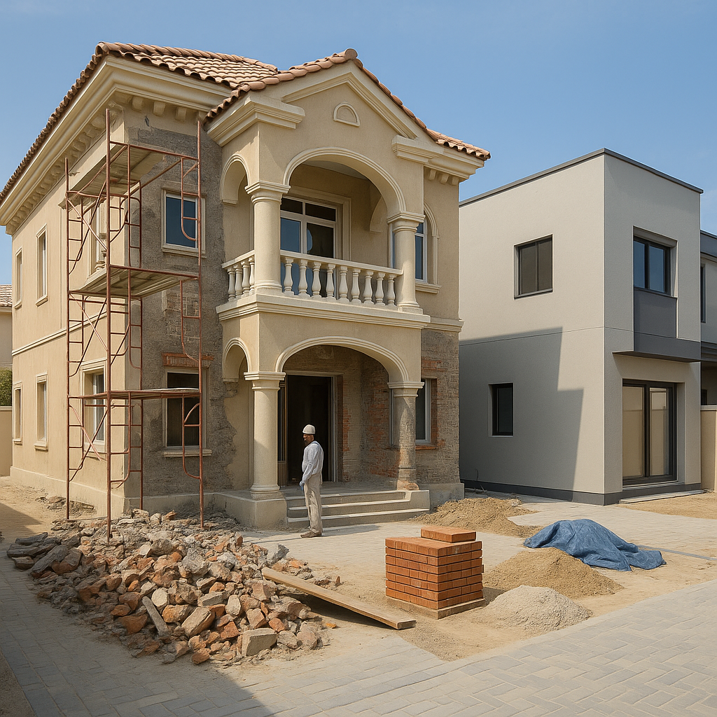 ترميم وتجديد فيلا مع بناء - مشروع ترميم وصيانة في المنطقة الوسطى ل…