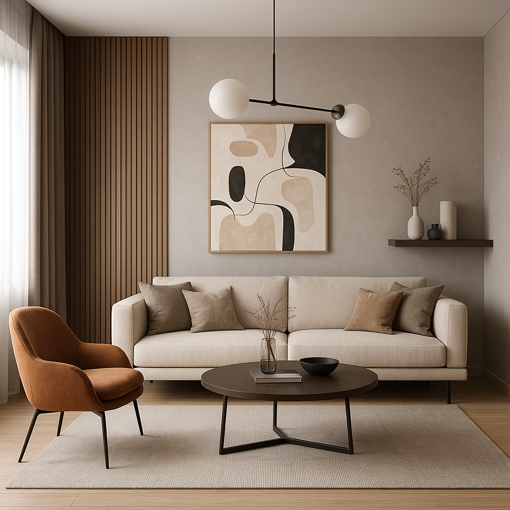 تصميم ديكور عصري لإضفاء لمسة - مشروع ديكور في المنطقة الوسطى لدى ب…