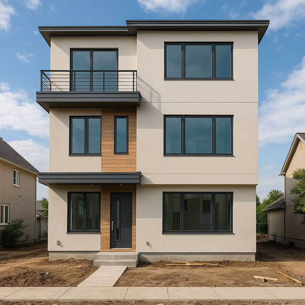 بناء جديد لمبنى سكني مكون - مشروع بناء جديد في المنطقة الغربية لدى…