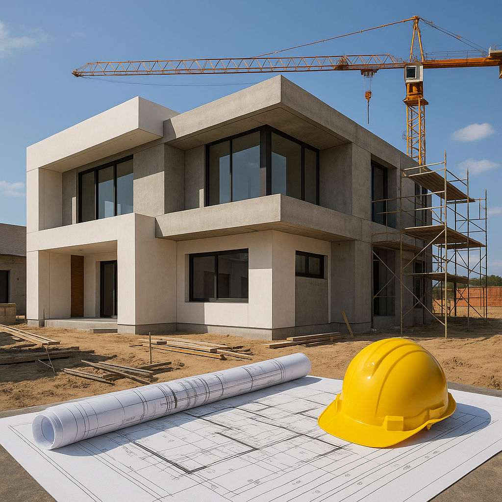 مشروع بناء فيلا سكنية مودرن - مشروع بناء جديد في المنطقة الغربية ل…