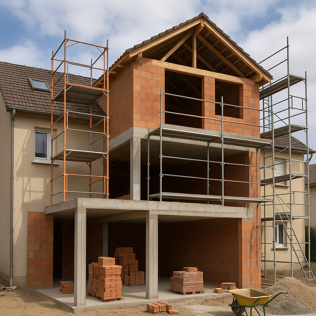 مشروع بناء وتطوير شقتين وملحق - مشروع بناء جديد في المنطقة الوسطى…