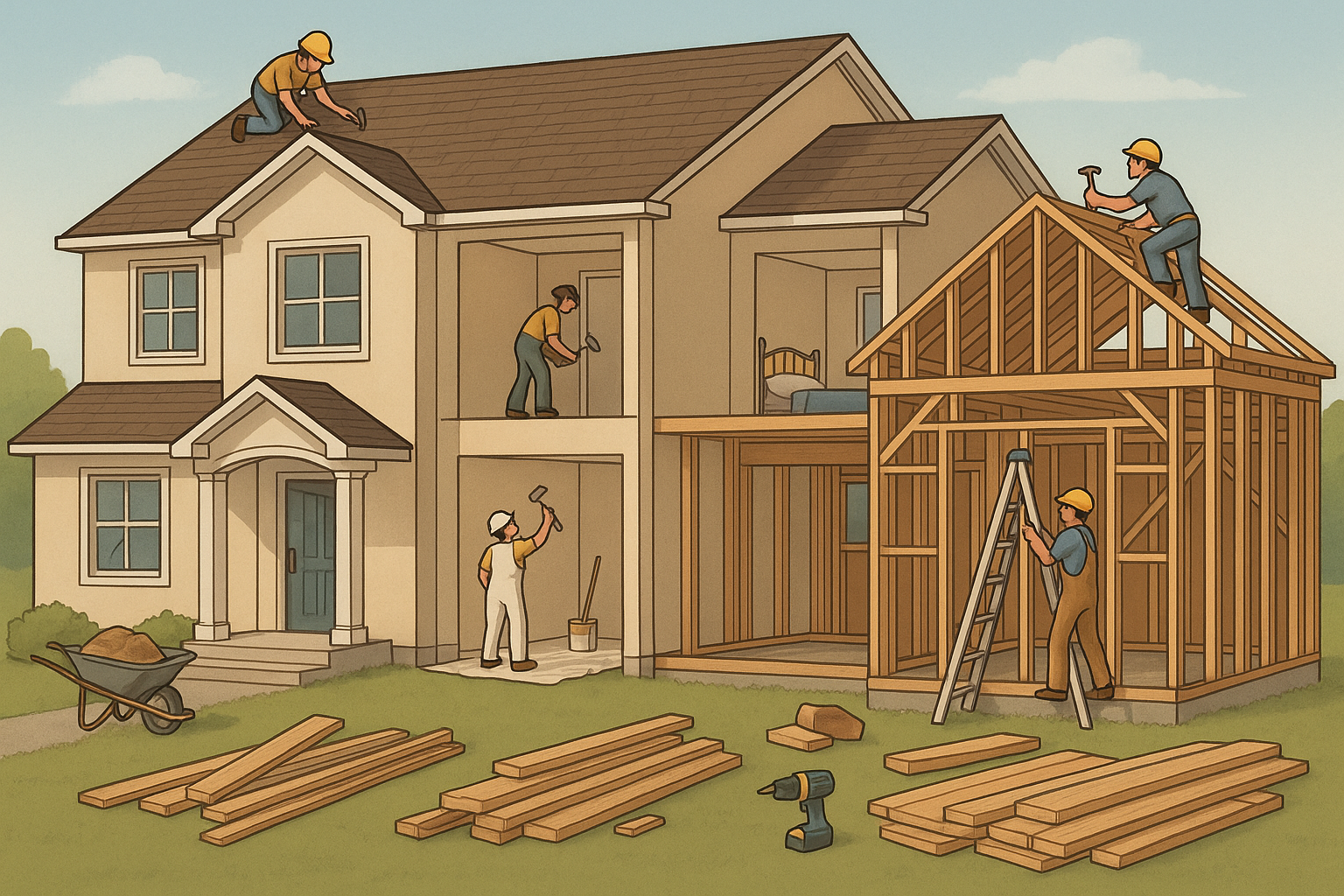 إعادة توزيع وتشطيب فلل دورين - مشروع تشطيب في المنطقة الغربية لدى…