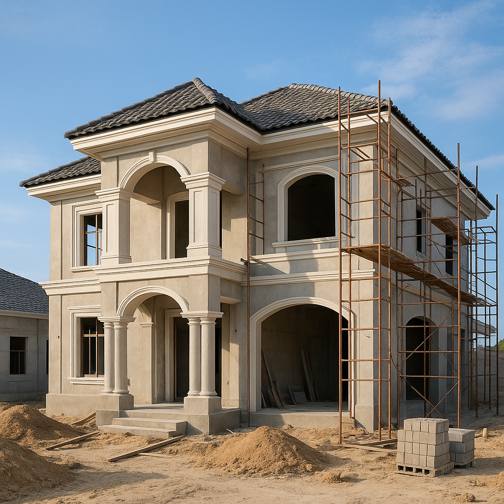 مشروع بناء جديد لفلة سكنية - مشروع تشطيب في المنطقة الوسطى لدى بوا…