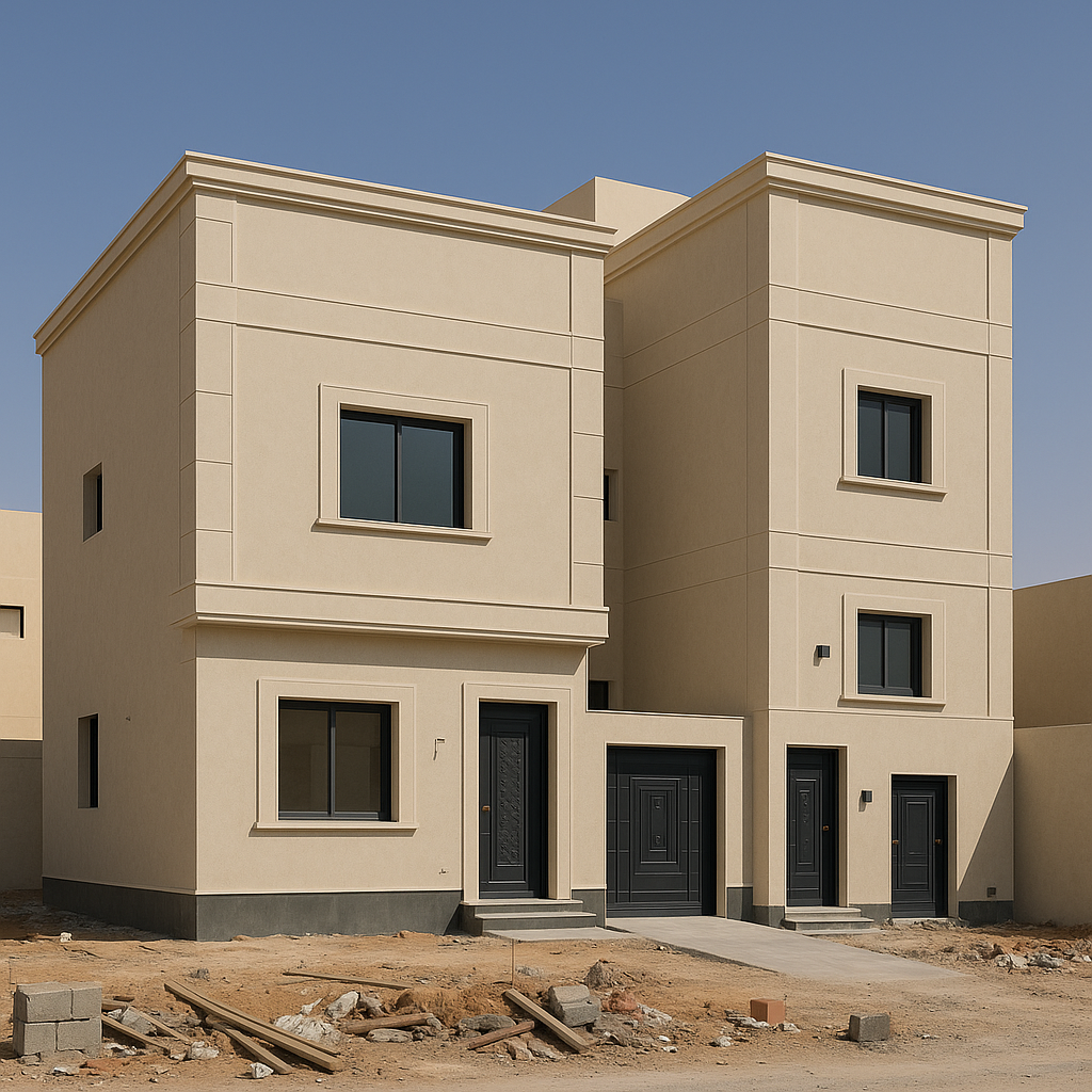 بناء جديد لدور سكني وشقتين - مشروع تشطيب في المنطقة الغربية لدى بو…