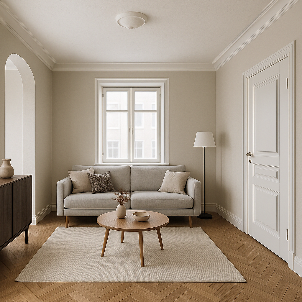 "تحويل شقة إلى مساحة أنيقة: - مشروع ديكور في المنطقة الوسطى لدى بوا…