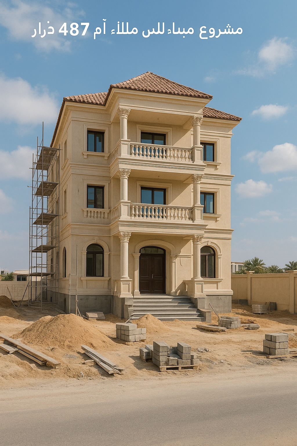 مشروع بناء فيلا من أربعة - مشروع تشطيب في المنطقة الغربية لدى بواب…