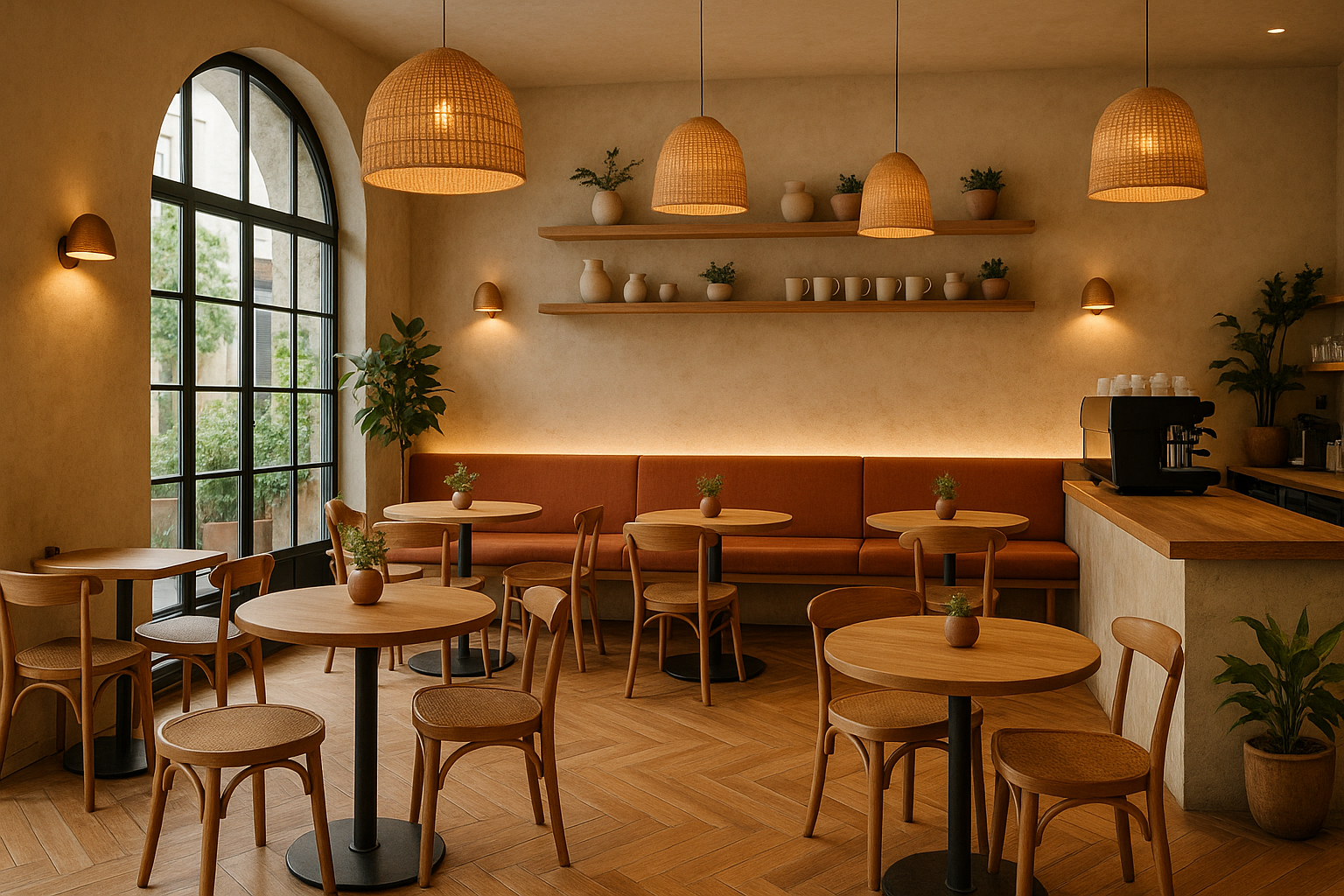 تنفيذ ديكور مميز لمقهى يجذب - مشروع ديكور في المنطقة الشرقية لدى ب…