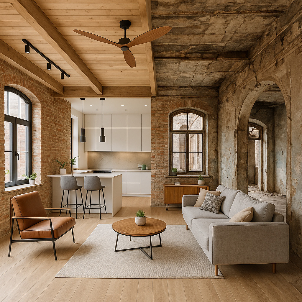 تجديد شامل لمساحة متعددة الاستخدامات - مشروع ترميم وصيانة في المن…