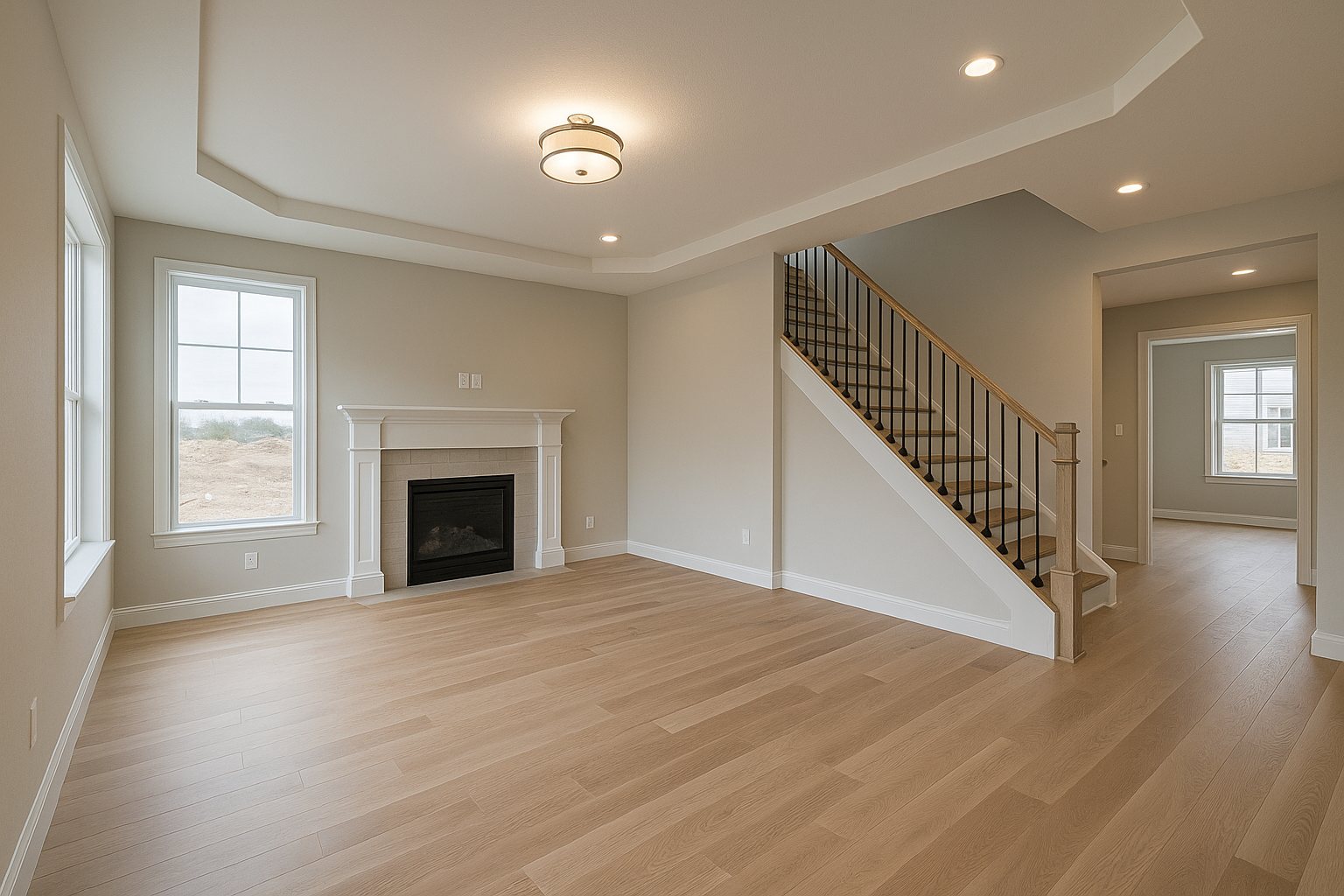 تصميم داخلي مخصص لدور جديد - مشروع ديكور في المنطقة الغربية لدى بو…