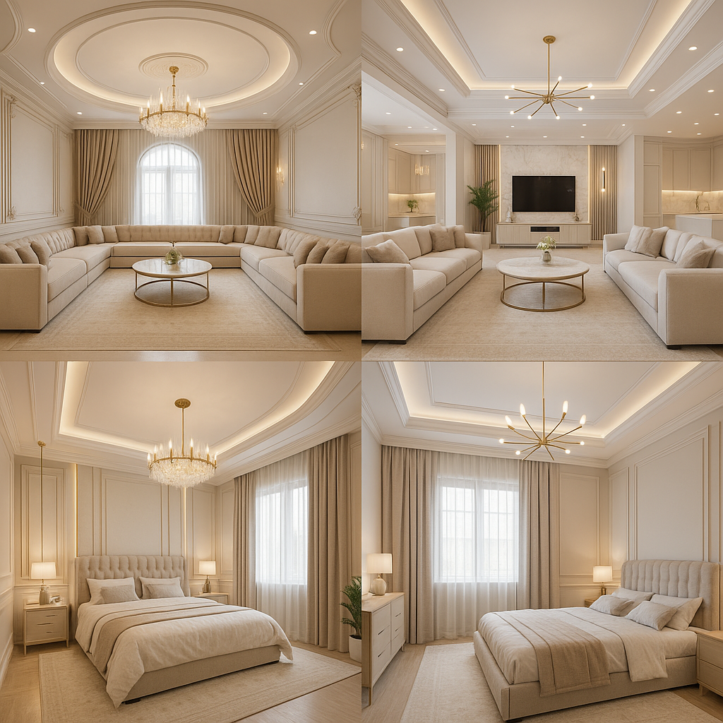 تجديد ديكور فاخر لفيلا تشمل - مشروع ديكور في المنطقة الشرقية لدى ب…