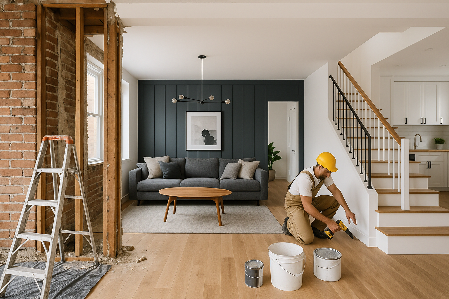 مشروع ترميم وتجديد لمنزل بتصميمات - مشروع ترميم وصيانة في المنطقة…