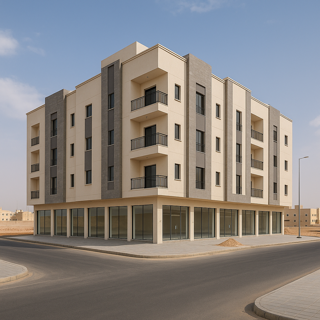 "تصميم و بناء عمارة شقق - مشروع بناء جديد في المنطقة الوسطى لدى بوا…