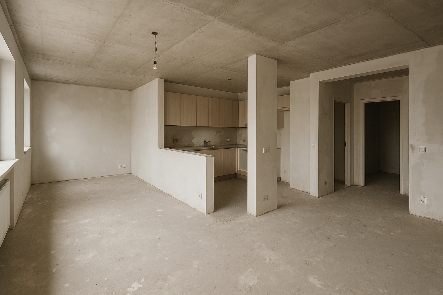 تصميم داخلي عصري لشقة تحتاج - مشروع ديكور في المنطقة الوسطى لدى بو…