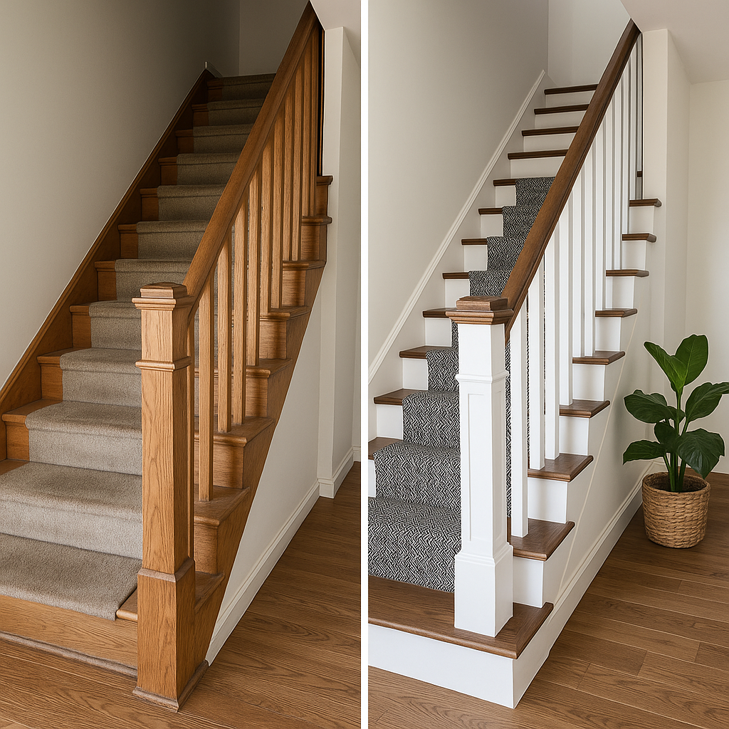 مشروع تجديد وتصميم درج داخلي - مشروع تشطيب في المنطقة الوسطى لدى ب…