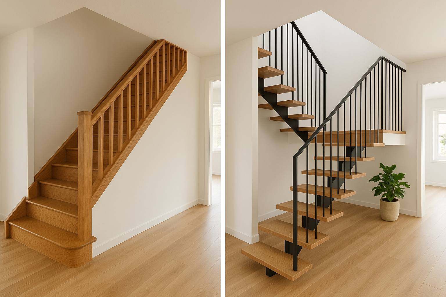 إعادة تصميم درج داخلي لفتح - مشروع تشطيب في المنطقة الوسطى لدى بوا…