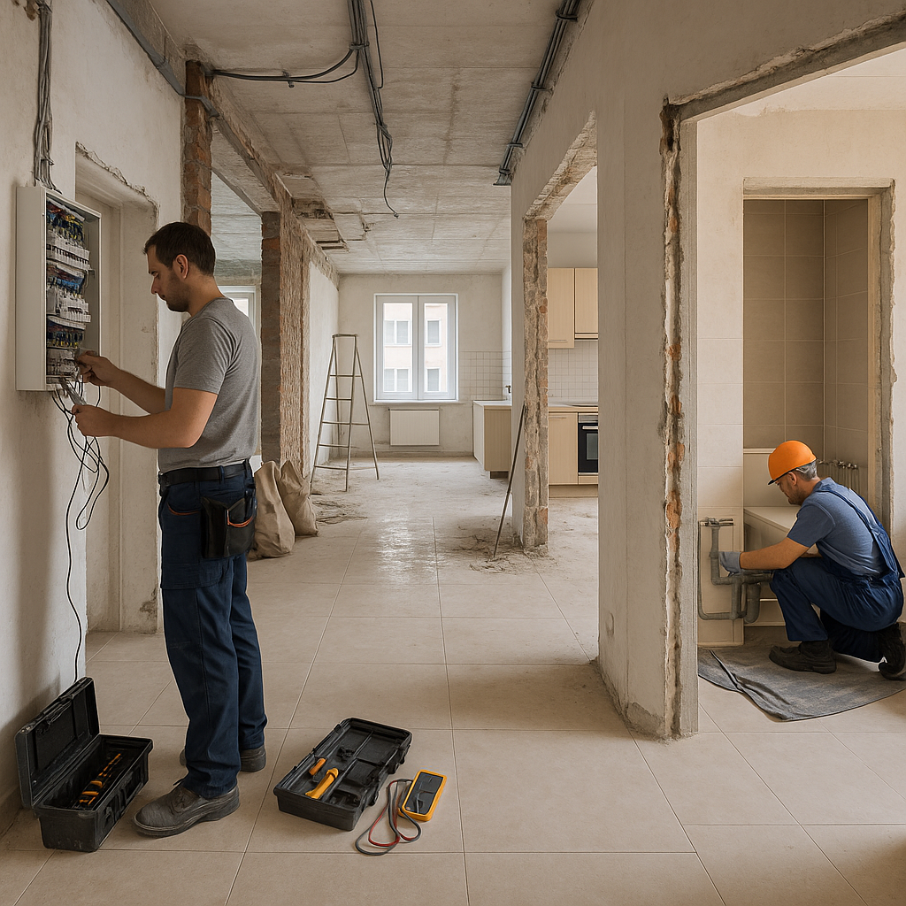 مشروع تشطيب وتجديد شامل لشقة - مشروع تشطيب في المنطقة الوسطى لدى ب…