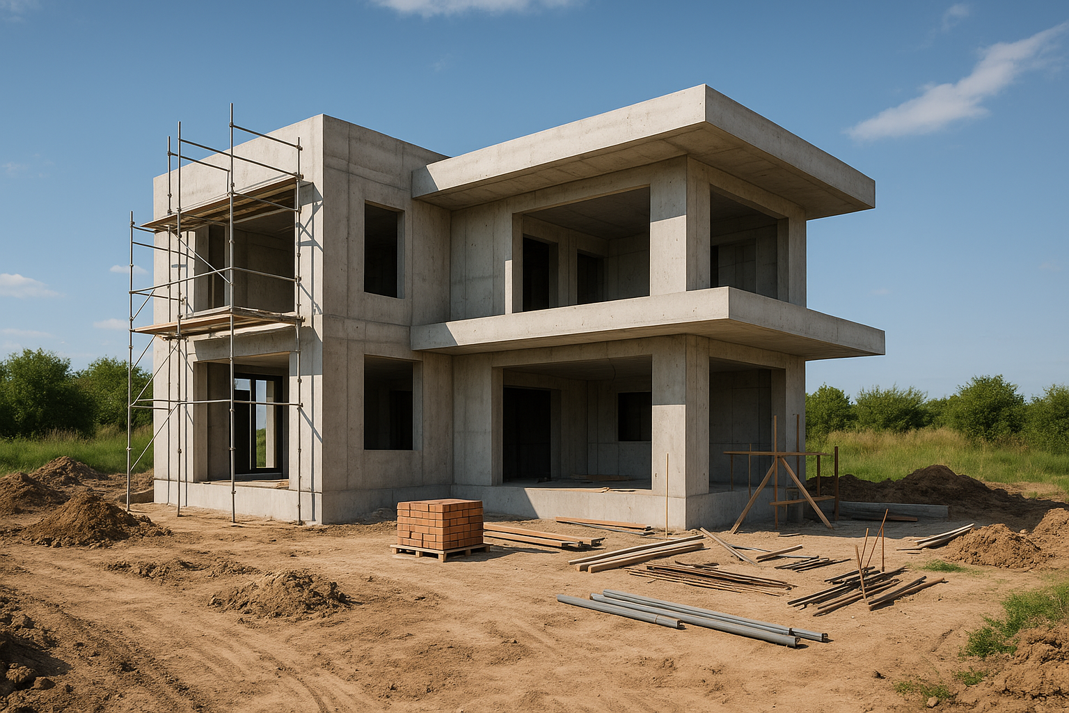 مشروع بناء فيلا حديثة على - مشروع بناء جديد في المنطقة الغربية لدى…