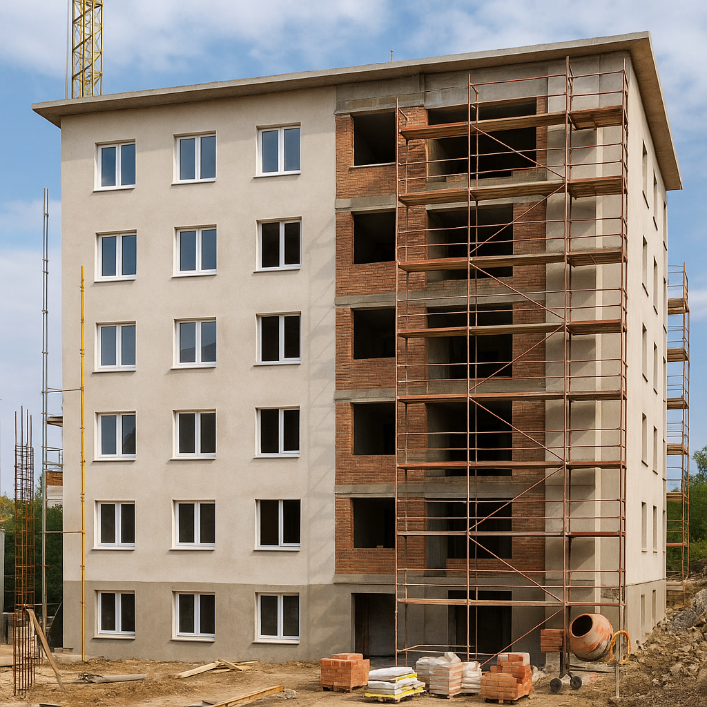 مشروع ترميم مبنى سكني شامل - مشروع تشطيب في المنطقة الوسطى لدى بوا…