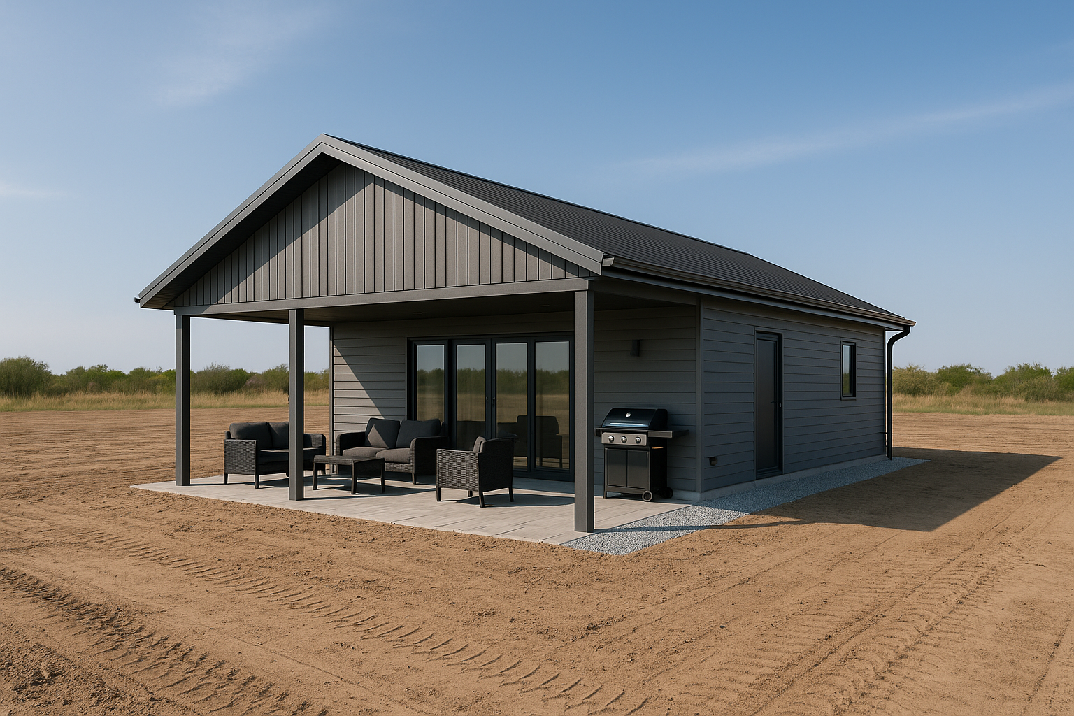 استراحة حديثة البناء على أرض - مشروع بناء جديد في المنطقة الوسطى ل…