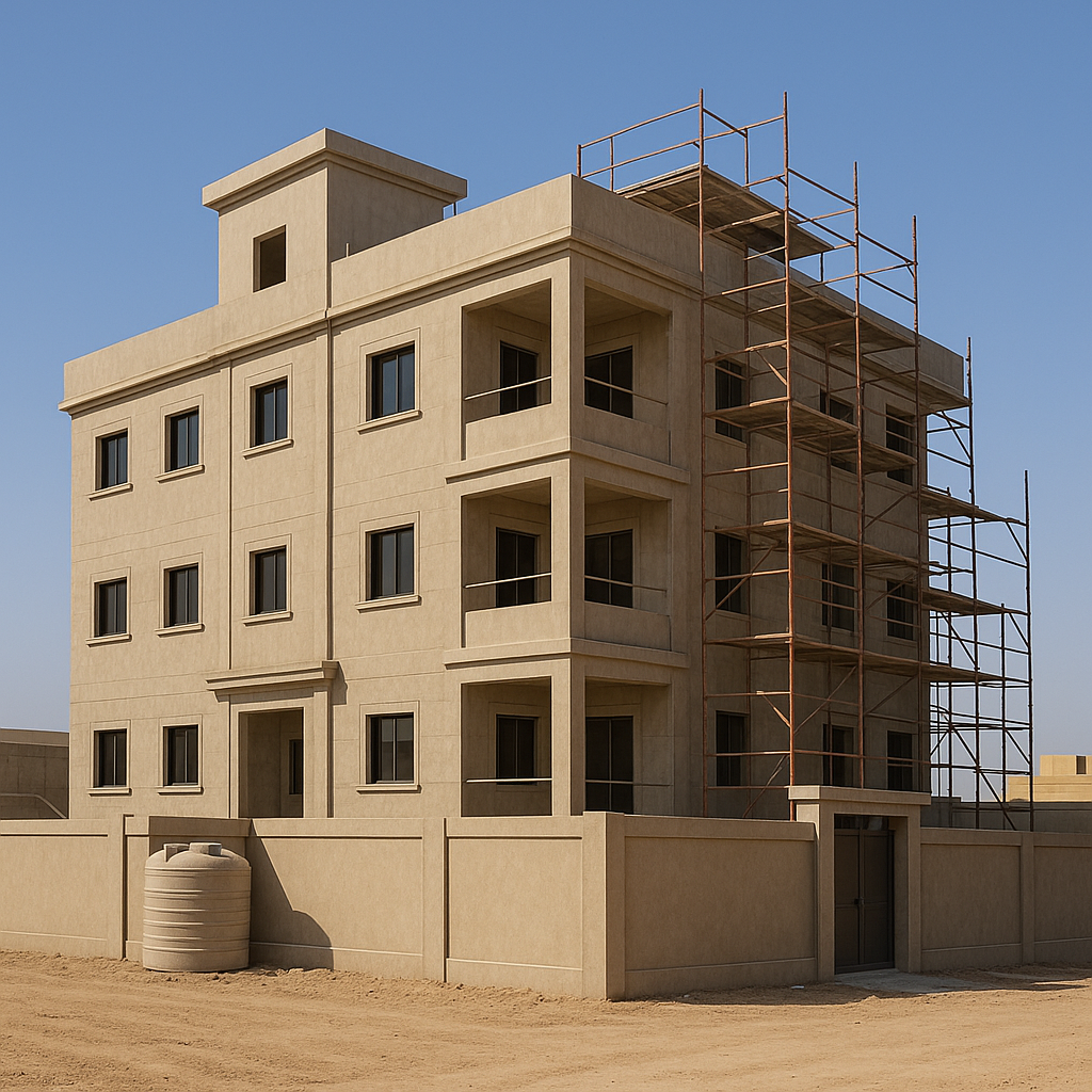 بناء عمارة سكنية جديدة من - مشروع بناء جديد في المنطقة الغربية لدى…