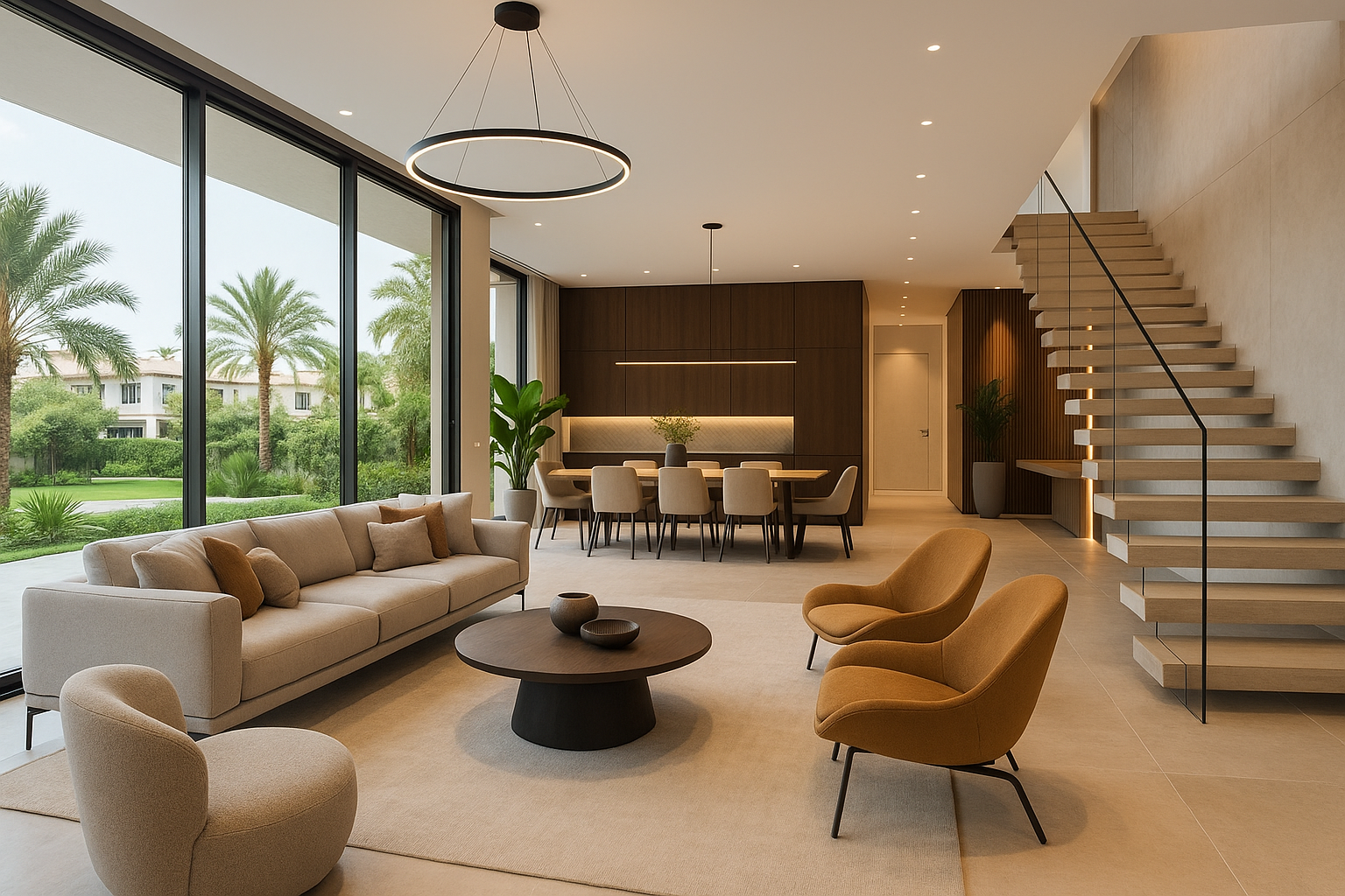 تصميم ديكور داخلي حديث لفيلا - مشروع ديكور في المنطقة الغربية لدى…