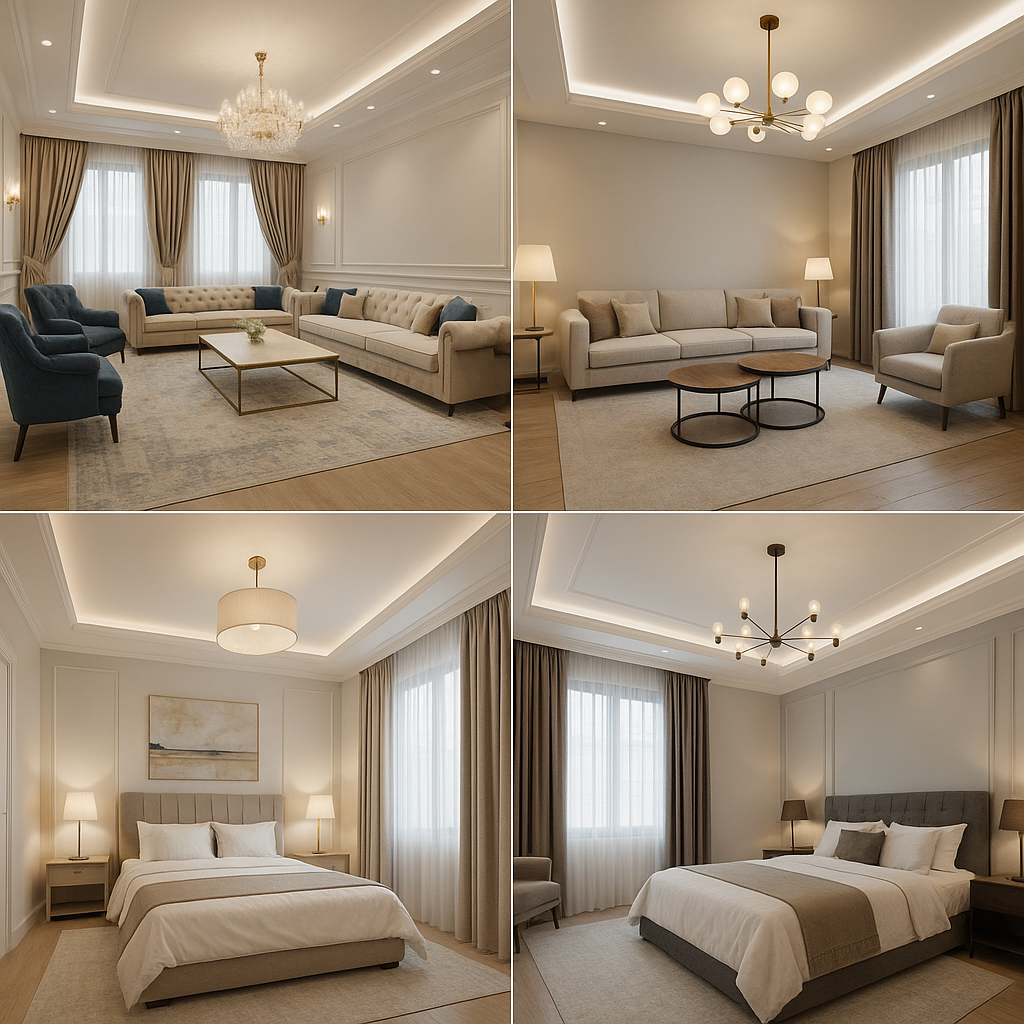 تجديد ديكور مجلس رجال وصالة - مشروع ديكور في المنطقة الغربية لدى ب…